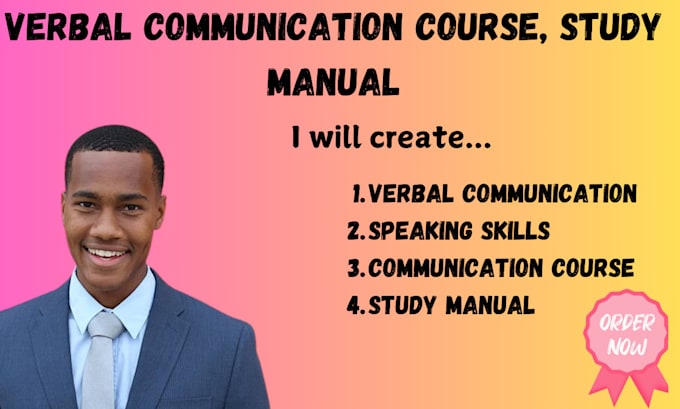 Gig Preview - Create verbal communication course, study manual, instructional workbook