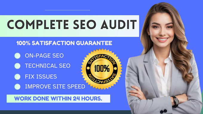 Gig Preview - Do full SEO audit report to boost your website performance