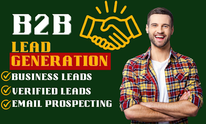 Gig Preview - Do b2b lead generation GEO targeted email prospecting CRM integration