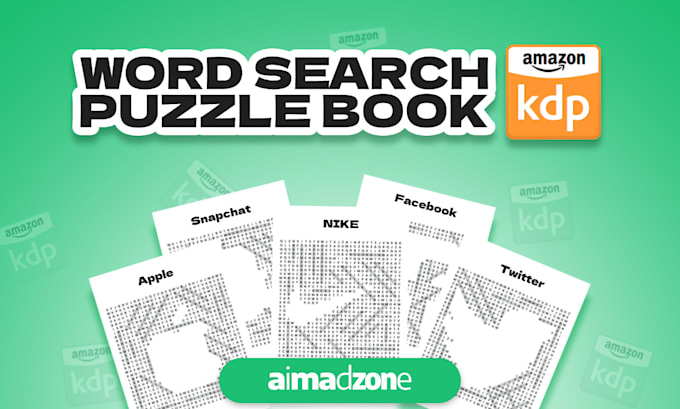 Gig Preview - Create custom word search puzzle book interiors with covers for amazon kdp