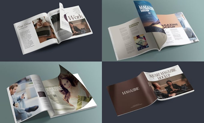 Bestseller - design magazine layout product catalog magazine cover booklet