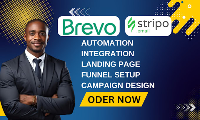 Gig Preview - Brevo automation sms email marketing newsletter workflow