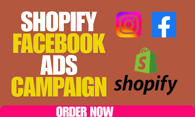 Gig Preview - Run setup shopify facebook ads instagram ads campaign shopify ads management