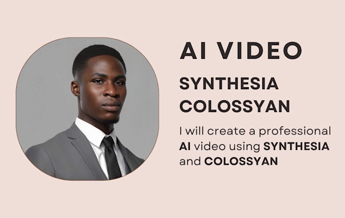 Gig Preview - Create and edit your colossyan synthesia ai videos invideo online course