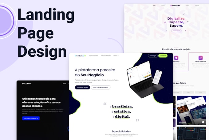 Bestseller - design a landing page for your company