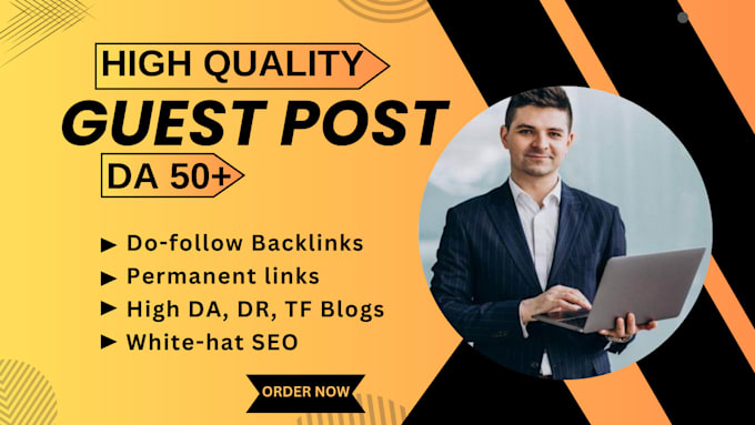 Gig Preview - Boost your rankings with powerful dofollow guest post links