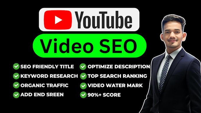 Bestseller - optimize your youtube video SEO top search rankings