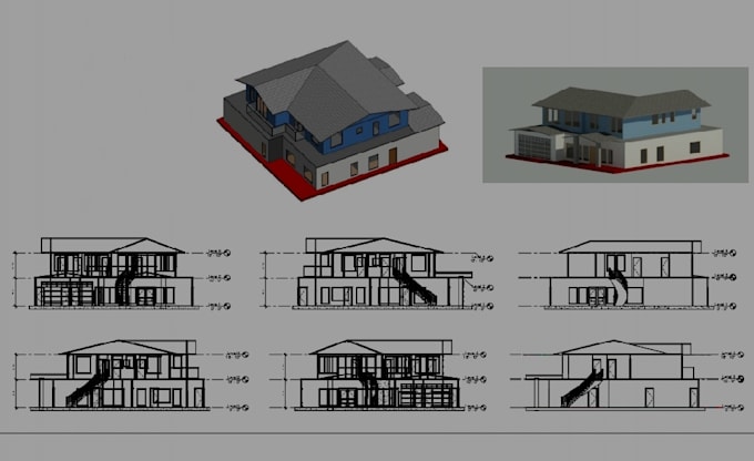 Gig Preview - Do revit architecture modeling