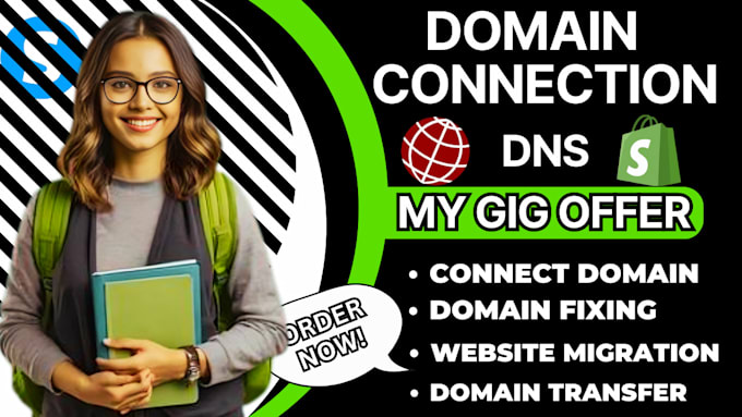 Gig Preview - Connect domain dns to shopify, systeme io, google workspace, squarespace, wix