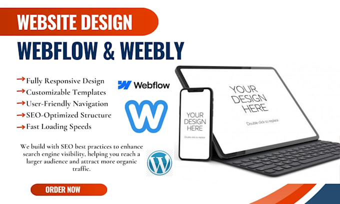 Gig Preview - Convert, clone, transfer wix, weebly, webflow to wordpress website