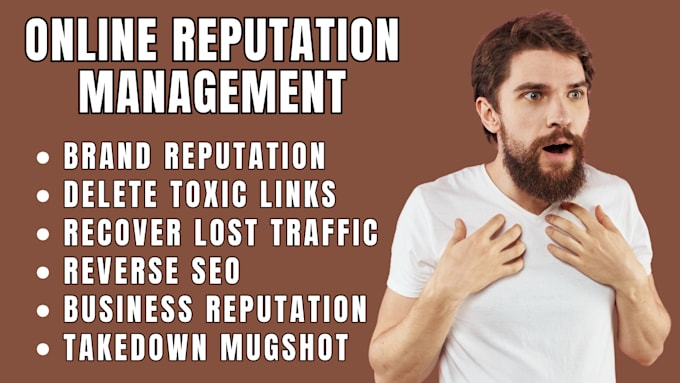 Bestseller - do online reputation reverse SEO ORM dmca delete negative link  takedown mugshot