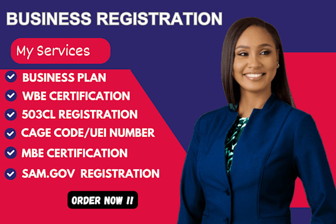 Gig Preview - Register business on samgov, get cage code, uei, mbe, wosb, 8a certifications