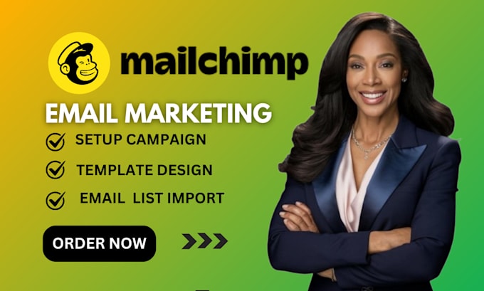 Gig Preview - Do mailchimp automation campaign landing page newsletter