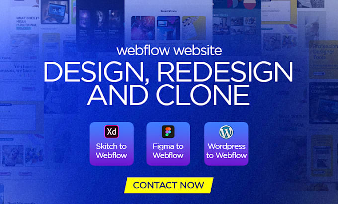 Bestseller - design, clone and redesign webflow website to perfection