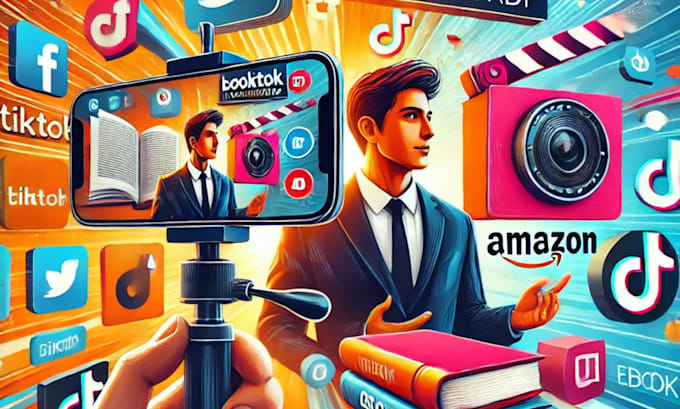 Bestseller - promote your ebook or amazon kdp on booktok, tiktok