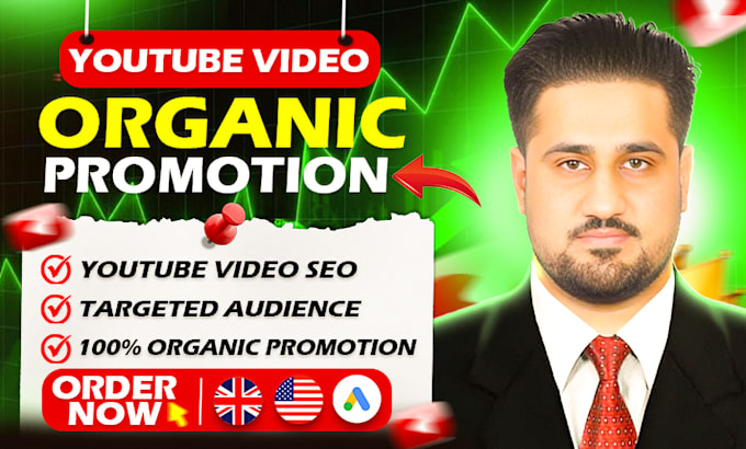 Gig Preview - Do organic youtube video promotion to boost your channel growth