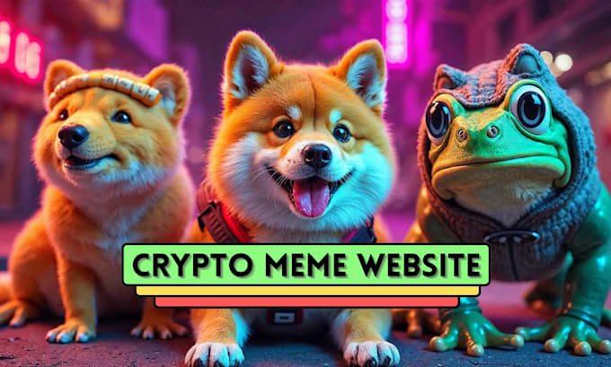 Gig Preview - Create crypto meme website or crypto token website