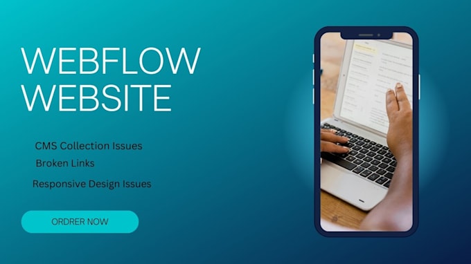 Gig Preview - Design, responsive website with webflow, framer, and fix web issues