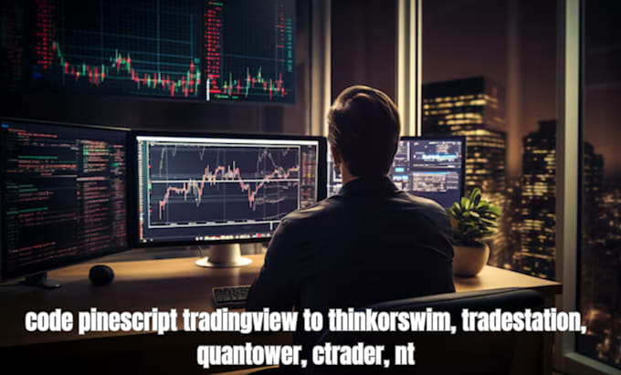 Gig Preview - Code pinescript tradingview to thinkorswim, tradestation, quantower, ctrader, nt