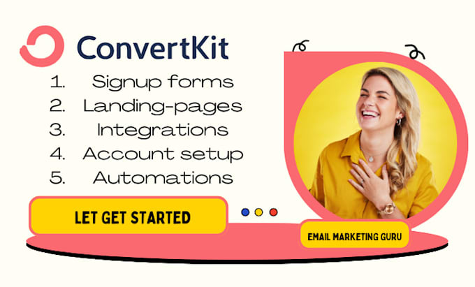 Gig Preview - Be your kit, convertkit, mailchimp email marketing guru