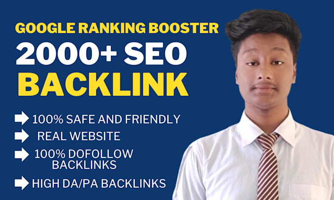 Gig Preview - Create high quality backlinks off page SEO service for google ranking