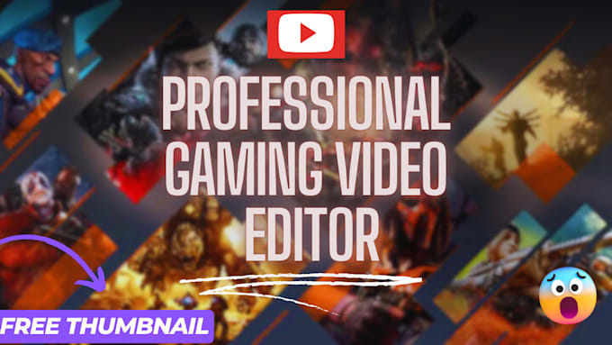 Bestseller - be your funny gaming video editor for youtube videos