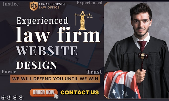 Bestseller - lawyer website law firm website notary website  attorney website notary logo