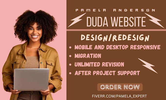 Gig Preview - Build duda website, design duda website, redesign, revamp, edit, migrate duda