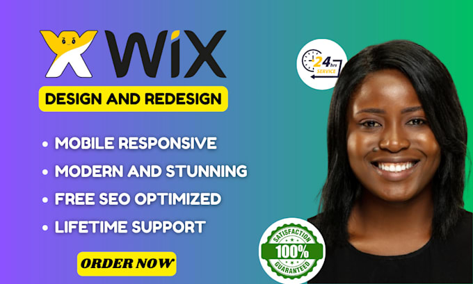 Gig Preview - Create wix website design or wix website redesign wix landing page wix ecommerce