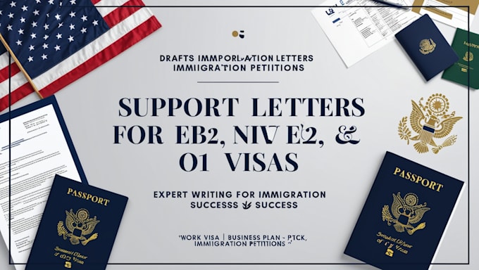 Gig Preview - Draft support letters for eb1 e2 eb2 niw and o1 petitions with your CV