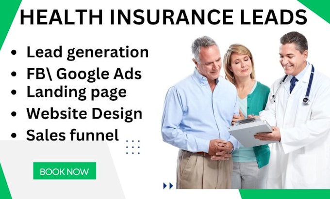 Gig Preview - Generate insurance leads health insurance leads via ads