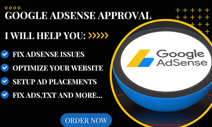 Gig Preview - Help google adsense ezoic approval, fix rejected adsense for niche website blog