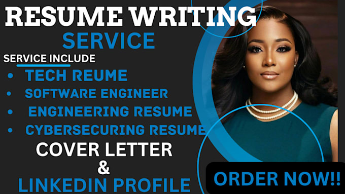 Gig Preview - Craft you a professional tech resume, software engineer and resume writing