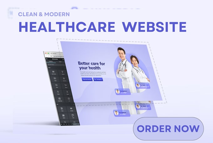 Gig Preview - Do medical website, clinic website, dentist healthcare staffing website