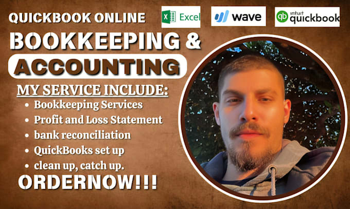 Gig Preview - Do quickbooks set up clean up bookkeeping bank reconciliation profit and loss