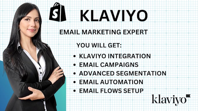 Gig Preview - Integrate klaviyo with shopify, woocommerce, bigcommerce, wix, prestashop,