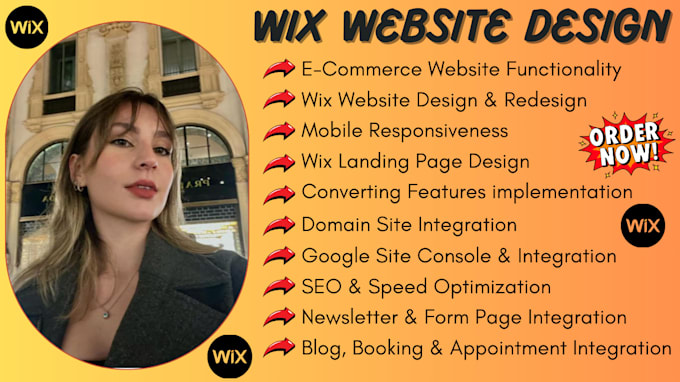 Bestseller - build wix website design, redesign wix website, wix studio, wix website design