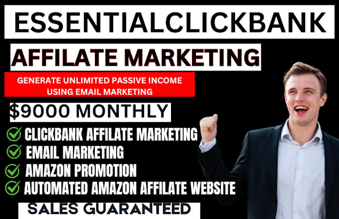 Gig Preview - Clickbank referral link promotion affiliate marketing trading view link sign up