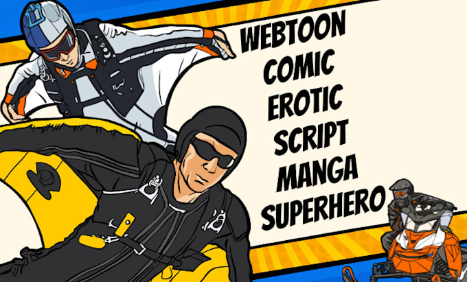 Gig Preview - Write, ghostwrite a superhero, comic book, webtoon story, erotic script