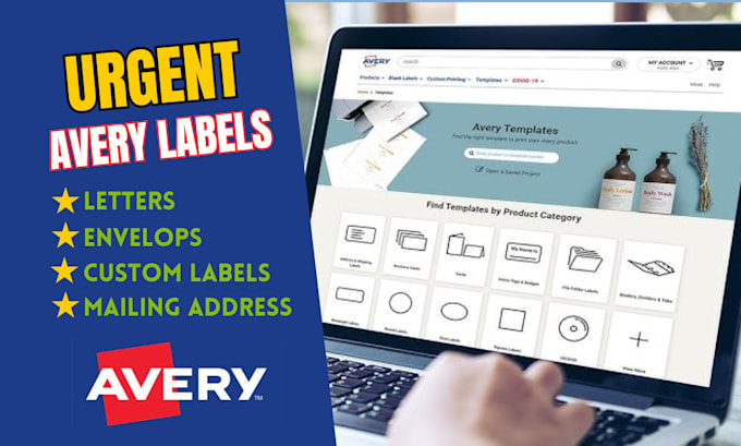 Gig Preview - Do urgent avery labels, custom labels, mail merge  letter