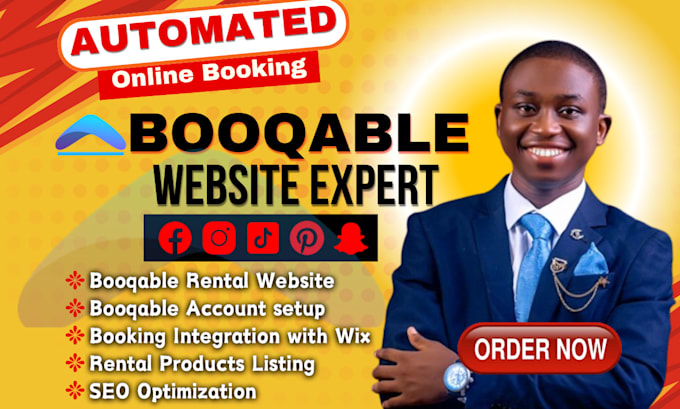 Gig Preview - Setup booqable rental website design, online booking rental website booqable SEO