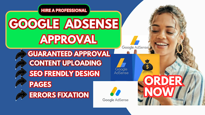 Bestseller - help google adsense approval for niche website adsense approve and fix all issue