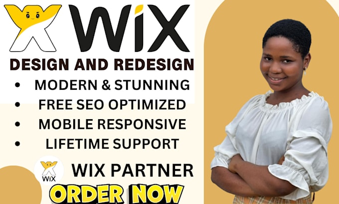 Gig Preview - Build wix website redesign wix website design wix website redesign wix design