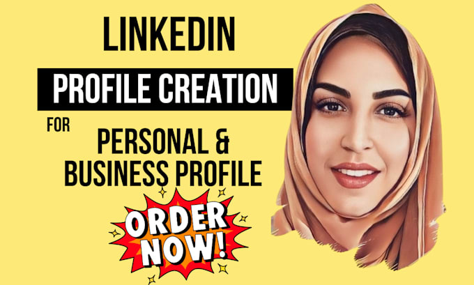 Gig Preview - Do personal, business or company page linkedin profile creation