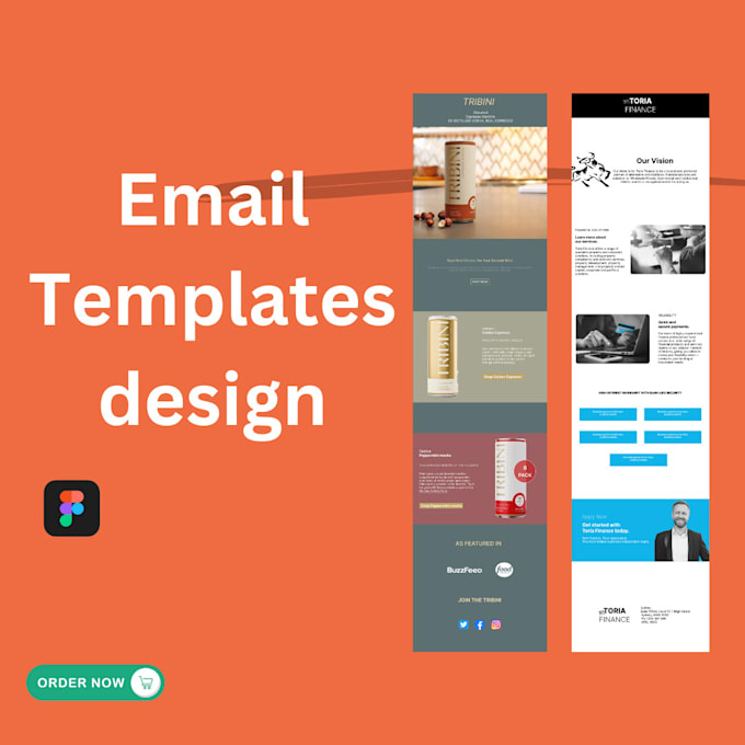 Gig Preview - Design custom email templates in figma based on your website