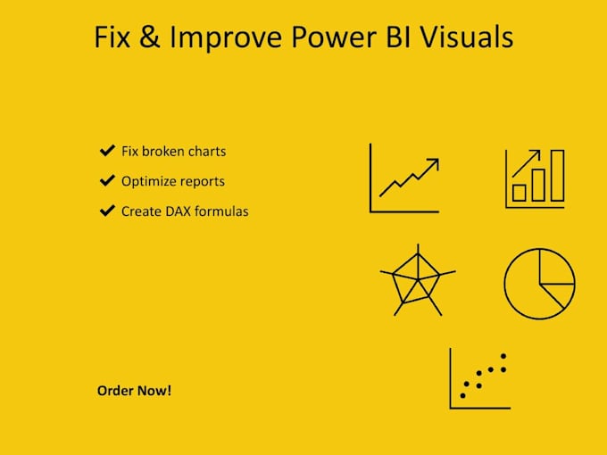 Bestseller - fix or improve power bi visualizations, dax measures, calculated columns