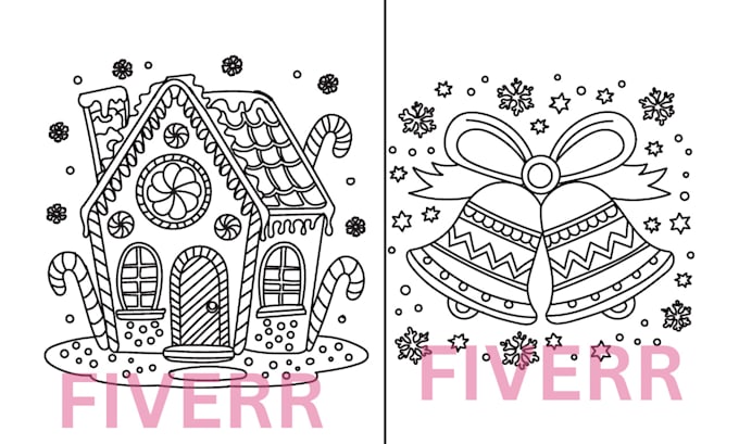 Gig Preview - Create cute coloring book pages