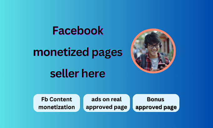 Gig Preview - Provide you facebook content monetization pages