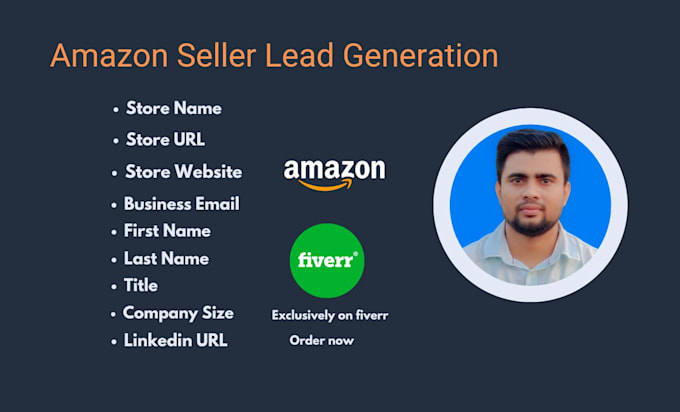 Gig Preview - Do amazon seller lead generation, store lead generation