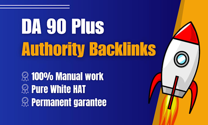 Gig Preview - Provide da 90 plus SEO high authority dofollow backlinks